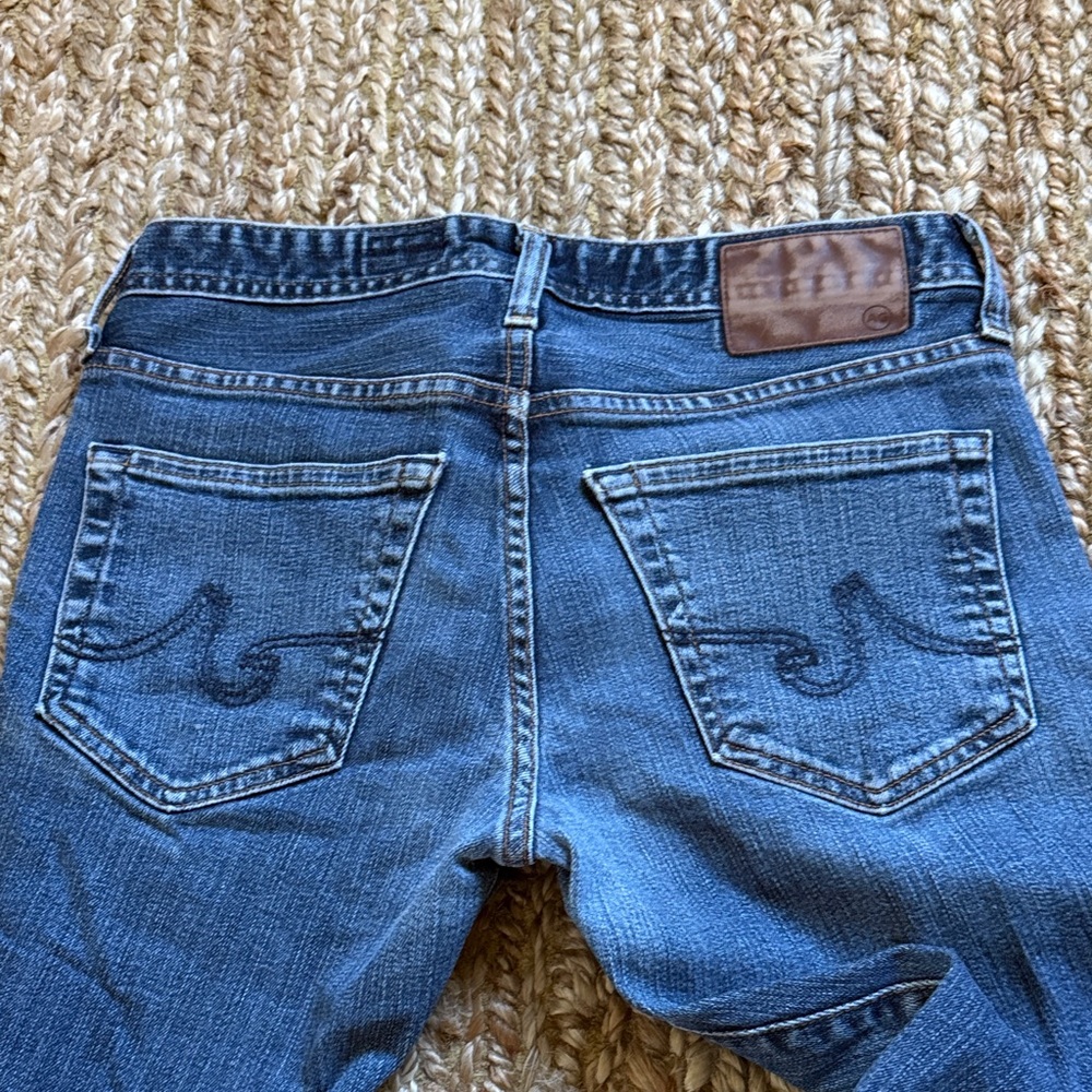dylan Men's Blue Straight Jeans with Pocket Stitching